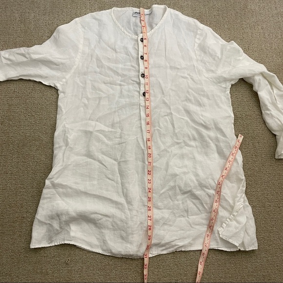 CP Shades Sausalito PURE IRISH LINEN White Shirt - Picture 8 of 9